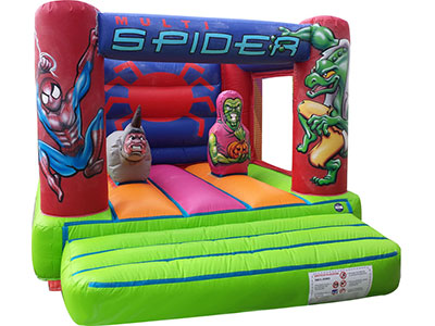 Bouncy castle Spiderman image