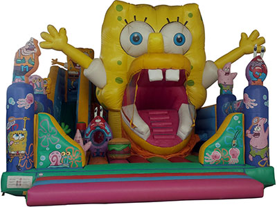 Inflatable guzzler SpongeBob