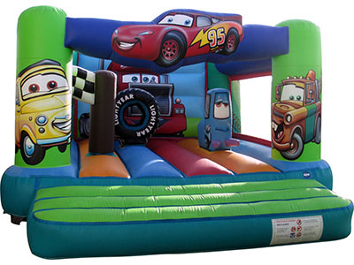 Bouncy castle Cars rental in Malaga. Measures: 4 x 5 m. Ref.: 25 Bouncy castle Cars image
