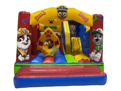 Alquiler de Castillo hinchable Multi Patrulla Canina.