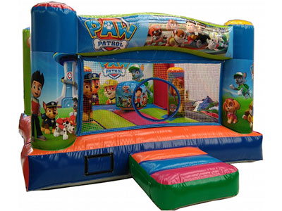 Alquiler de Castillo hinchable Patrulla Canina en Málaga. Medidas: 4 x 5 m. Ref.: 23 Imagen de castillo hinchable Patrulla Canina