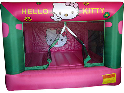 Bouncy castle Hello Kitty rental in Malaga. Measures: 3 x 3 m. Ref.: 04 Bouncy castle Hello Kitty image