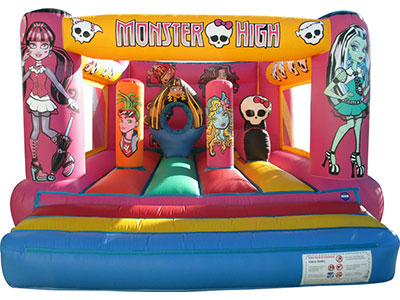Bouncy castle Monster High rental in Malaga. Measures: 4 x 5 m. Ref.: 26 Bouncy castle Monster High image