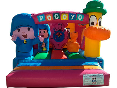 Bouncy castle Pocoyo rental in Malaga. Measures: 3 x 4 m. Ref.: 14 Bouncy castle Pocoyo image
