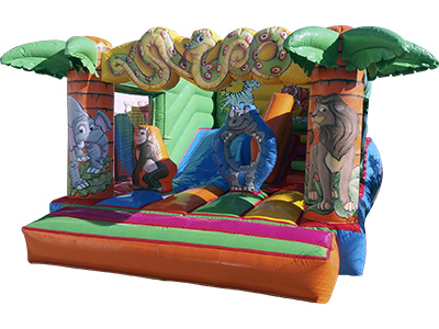 Inflatable slide Jungle rental in Malaga. Measures: 6 x 4 x 3 m hight. Ref.: 42 Inflatable slide Jungle image